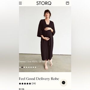 Storq delivery robe size 2 black